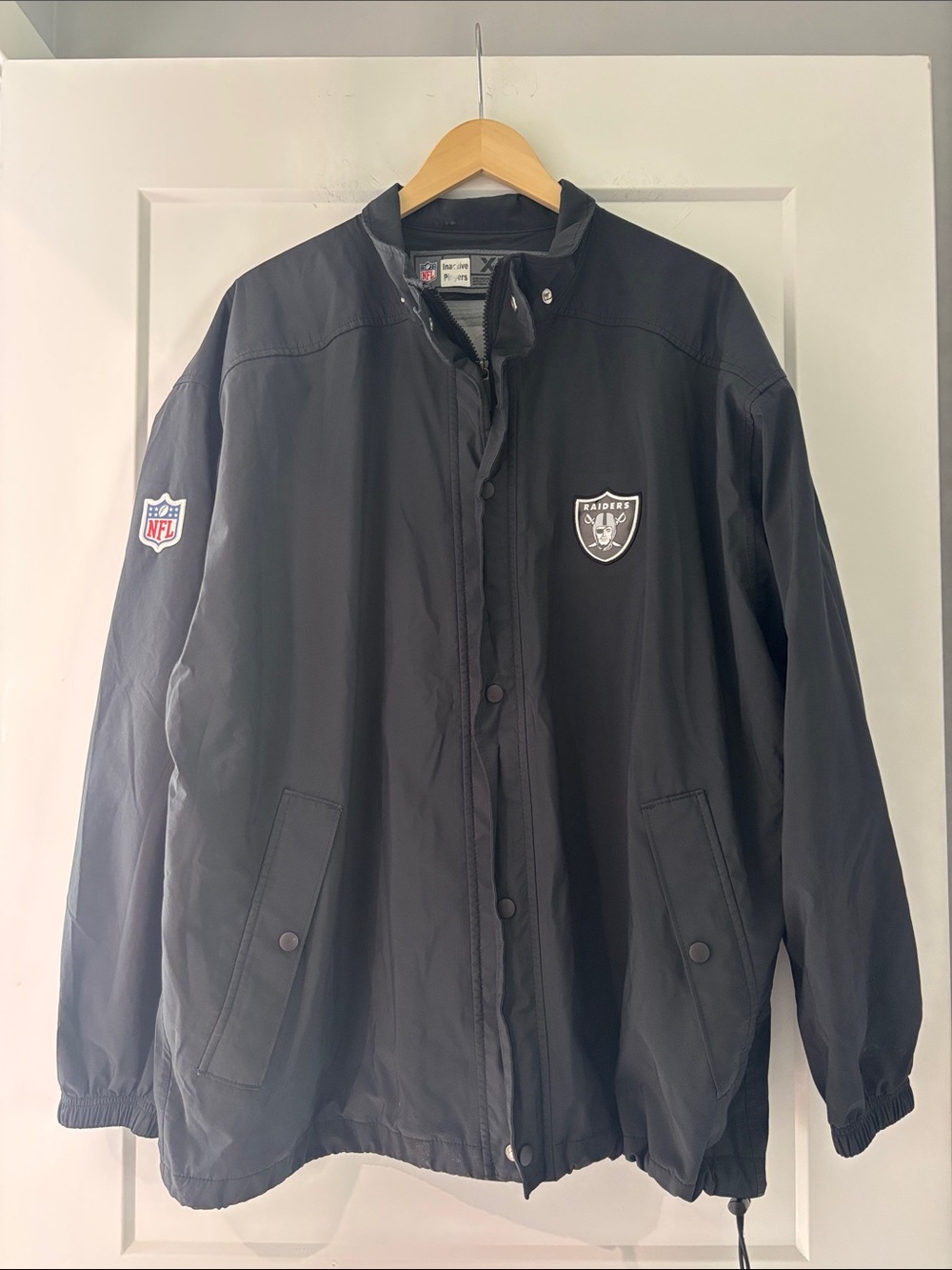 Nike NFL Oakland Raiders Sideline Jacket Black Men’s XL Vintage